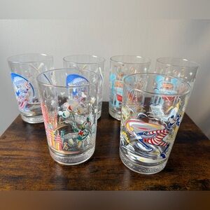 Disney Colorful Character Glass Set